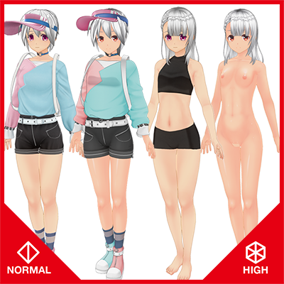 カスタムオーダーメイド3D2 コスチュームセット Vol.40『ノーマル&ハイポリボディ版』