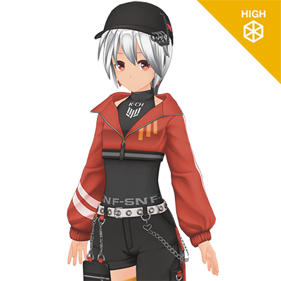 ストリートファッションセット『ハイポリボディ版』