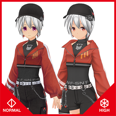 ストリートファッションセット『ノーマル&ハイポリボディ版』