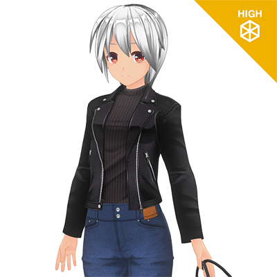 レザー＆ニットカジュアルセット『ハイポリボディ版』