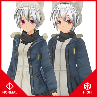 ネコミミニットウィンターセット『ノーマル&ハイポリ』