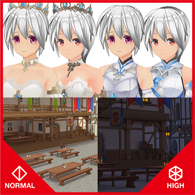 コスチュームセット Vol.67『ノーマル&ハイポリ』