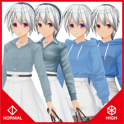 コスチュームセット Vol.68『ノーマル＆ハイポリ』