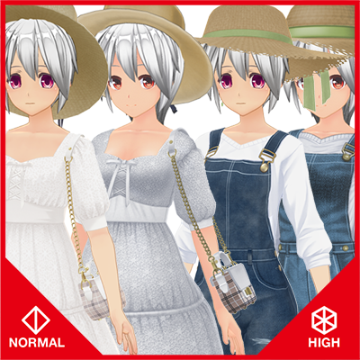 コスチュームセットVol.70『ノーマル＆ハイポリ』