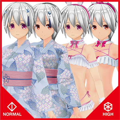 カスタムオーダーメイド3D2 コスチュームセット Vol.73『ノーマル＆ハイポリ』