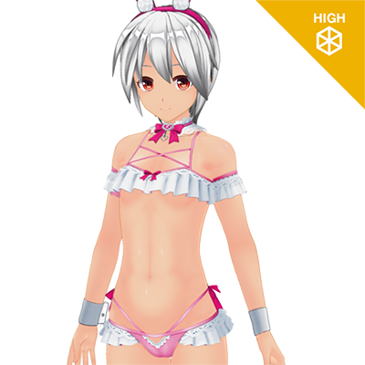 ラブリーバニー水着セット『ハイポリ』