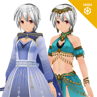 カスタムオーダーメイド3D2 コスチュームセット Vol.74『ハイポリ』中世酒場&ポールダンスセット