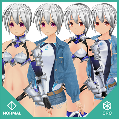 コスチュームセット『女戦士と競泳水着』 Vol.82『ノーマル＆CRCハイポリ』