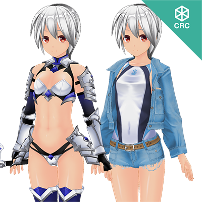 コスチュームセット『女戦士と競泳水着』 Vol.82『CRCハイポリ』