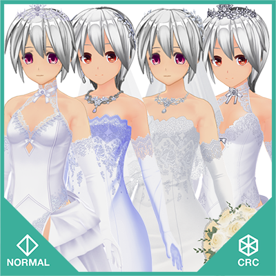 カスタムオーダーメイド3D2 コスチュームセット『エンジェリックジューンブライド』Vol.83