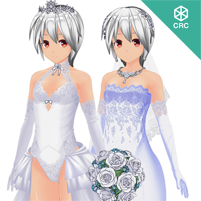 カスタムオーダーメイド3D2 コスチュームセット『エンジェリックジューンブライド』 Vol.83『CRCハイポリ』