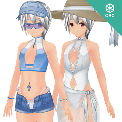 カスタムオーダーメイド3D2 コスチュームセット『夏だ！ 水着だセット』Vol.84『CRCハイポリ』