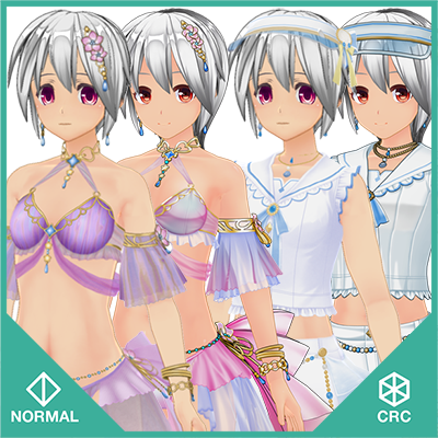 カスタムオーダーメイド3D2 コスチュームセット『みんな大好き水着とアイドルセット』 Vol.85『ノーマル＆CRCハイポリ』