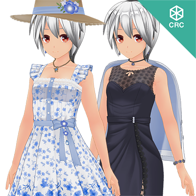 カスタムオーダーメイド3D2 コスチュームセット『サマー満喫ワンピース&ドレス』 Vol.87『CRCハイポリ』