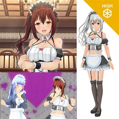 カスタムオーダーメイド3D2.5 キャラクターパック 気さくでちょっとエッチなお姉さん ダンスセット版