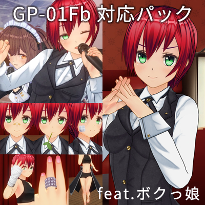カスタムオーダーメイド3D2+GP-01Fb対応パック+アクセサリー&カラオケ追加フルパック feat.ボクっ娘